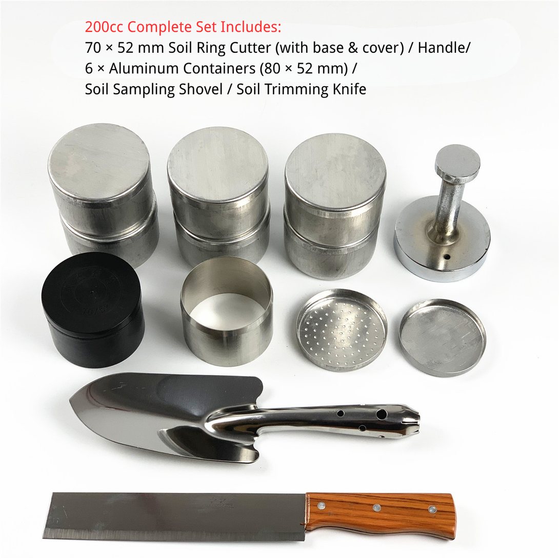 Core Sampling Container Stainless Steel Soil Core Sampler Ring | Soil Sampling Ring | Permeabi ...