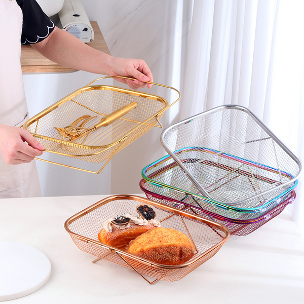 Adjustable Stainless Steel Over-Sink Fruit Strainer Basket